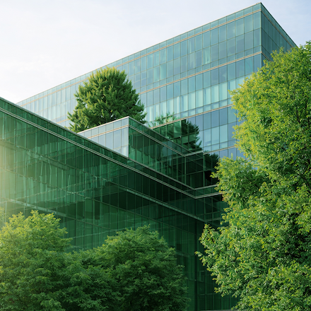 Prédio moderno de escola