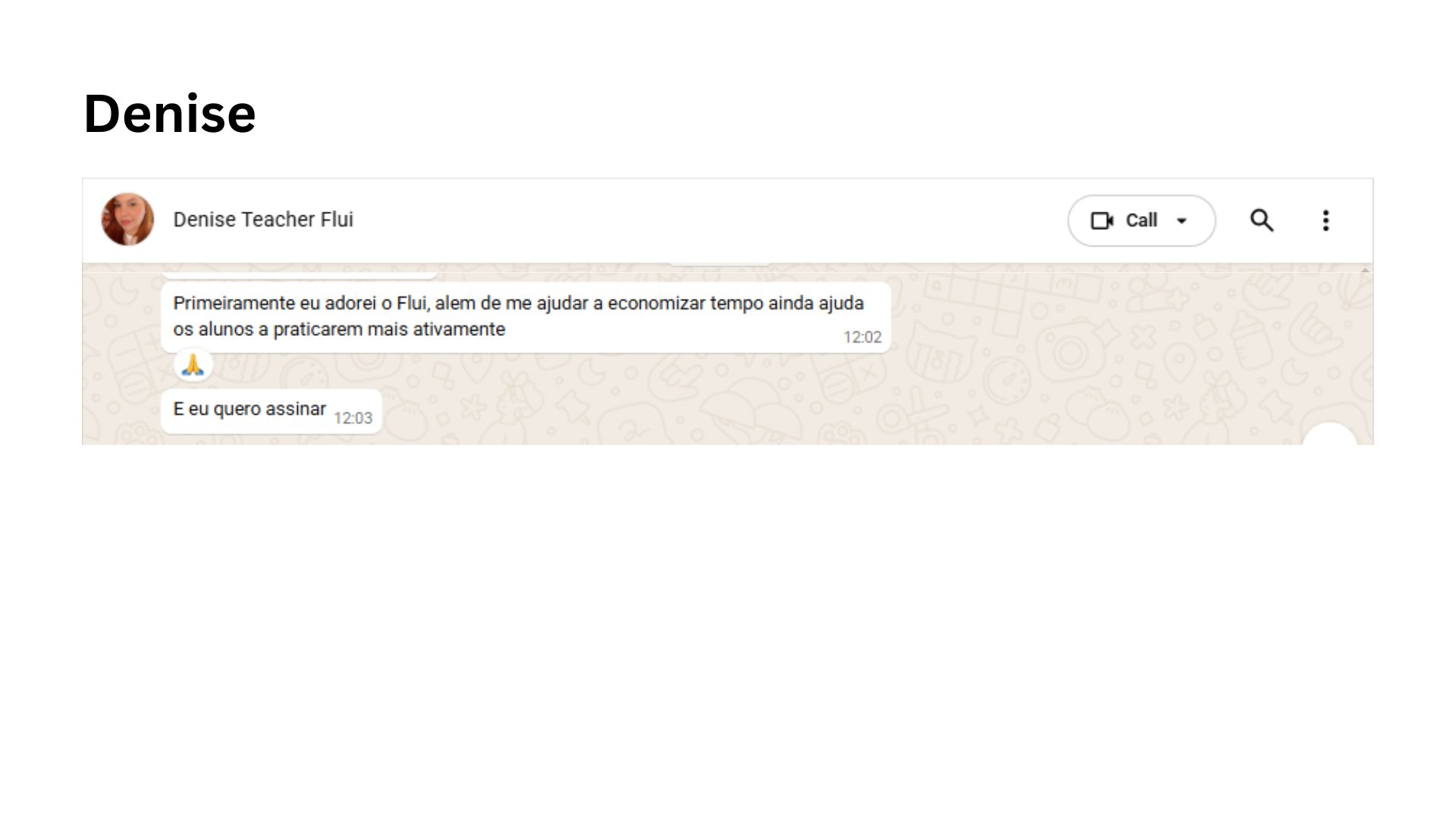 Marlise Tezza testimonial screenshot