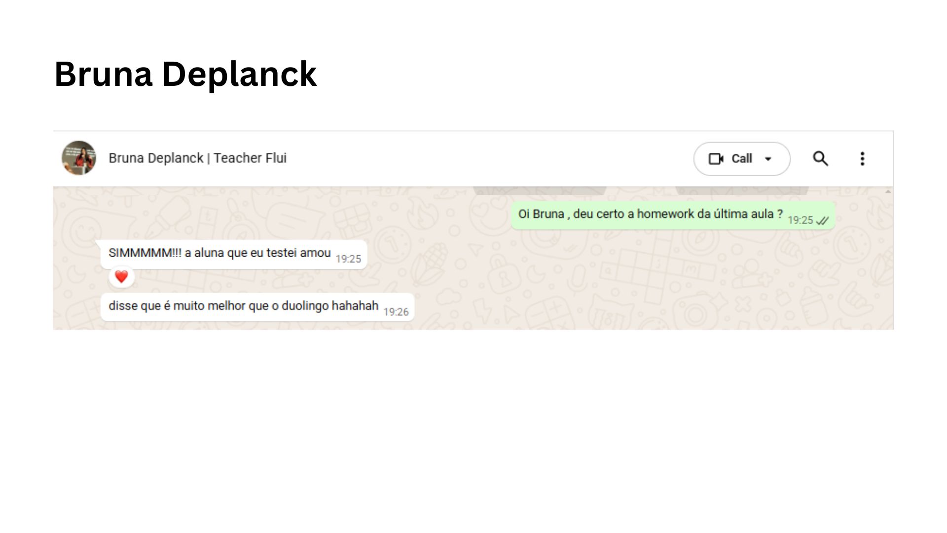 Wider School testimonial screenshot