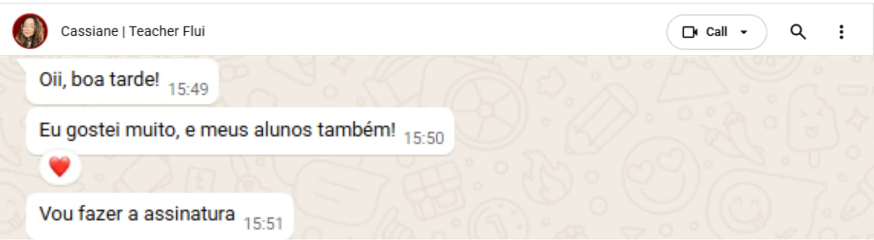 Cassiane testimonial